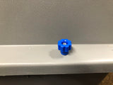 Fasten Tight Pet Carrier Fasteners - Blue 16 Pack (Short 7/8" Bolts)