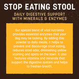 Earth Animal Apothecary Powder Supplement - Stop Eating Stool Nutritional Powder for Dogs & Cats - 8 oz