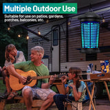 Bug Zapper Outdoor, Mosquito Zapper Indoor with 4000V High Powered, Electric Fly Zapper, Mosquito Killer Traps for Home, Kitchen, Backyard, Patio