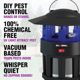 Bell+Howell Monster Trapper 1923 Vacuum-Based Trap for Bugs and Insects, No Zapping Noise, Whisper-Quiet, 100% Chemical-Free, Pest Killer As Seen On TV, 8.5" x 7.5"