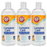 Arm & Hammer Complete Care Dental Water Additive for Dogs, Dog Breath Freshener, Dog Mouth Wash or Dental Rinse, Simply Add to Pet Drinking Water for Fresher Breath, 16 FL OZ - 3 Pack
