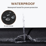iBirdie Outdoor Waterproof Hot Tub Cover 88 x 88 inch fit 85 x 85 or 86 x 86 or 87 x 87 Square SPA 600D Heavy Duty Weatherproof Protectors Protective Cover Cap