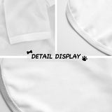 Cute Fast Food Dog T Shirt Dogs Cats Cotton Shirts Short Sleeve Clothes Soft Stretchy Pet Costume Doggy Outfit Pullover Jumper Puppy Sweatshirt Large