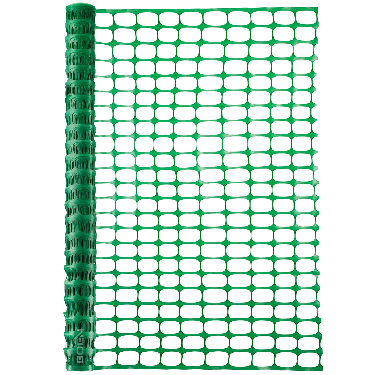 BOEN 2' x 25' Green Temporary Fencing, Mesh Snow Fence, Plastic, Safety Garden Netting, Above Ground Barrier, for Deer, Kids, Swimming Pool, Silt, Lawn, Rabbits, Poultry, Dogs