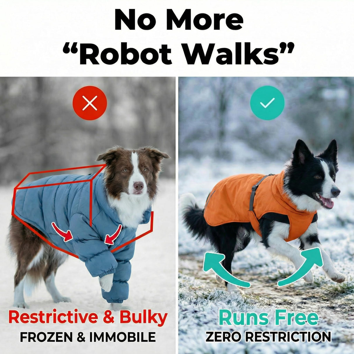 SKIPGEAR Dog Winter Coat, Warm Puffer Jacket with Fur-Safe Buckle & Leash Hole for Cold Weather, Water-Repellent Snow Vest, Breathable Thermal Apparel for Hiking & Active Dogs (Aurantium, Medium)
