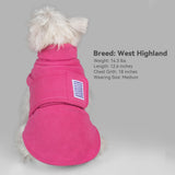 cyeollo Dog Anxiety Fleece Vest, Anxiety Relief Dog Jacket with Adjustable Belly Wrap, Soft Cozy Calming Shirt for Medium Dogs, Comfort Pet Clothes for Thunderstorms, Fireworks, Travel, Rose Red XL