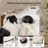 Bedsure XL Dog Bed for Crate - Large Comfy Flat Pet Beds with Removable Washable Cover, Orthopedic Egg Crate Foam Crate Mat, Suitable for Pet Up to 90 lbs