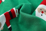 Lanyarco Santa Claus Xmas Cotton Dog Christmas Pajamas, Pet Dog Jammies Jumpshit PJS Christmas Pajamas for Dogs Large Dogs, Back 23" XLarge XL, Green