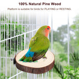 Mogoko 5PCS Bird Perch Natural Wood Grape Stick Stand, 3 Grape Stick Paw Grinding Fork Parakeet Chewing Stick 2 Parrot Stand Branch, Chewing Exercise Branches Bird Cage Accessories
