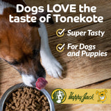 Happy Jack Tonekote Dog Skin & Coat Supplement, Oil for Dogs with Essential Fatty Acids & Vitamins for Itch Relief, Hot Spots, Dull Coat, Dry Skin, Excessive Shedding, 16 oz