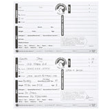 Juvale Pet Grooming Cards - Double-Sided Dog Grooming Client Cards - Pack of 100, 8 x 5 in