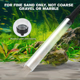 ZRDR Aquarium Siphon Vacuum Gravel Cleaner Kit for Fish Tank Cleaning Gravel & Sand, Fish Tank Water Changer Metal Faucet Connector with Long Hose Drain & Fill（32ft）