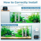 hygger Aquarium Air Pump Dual Outlet, Quiet Powerful Fish Tank Aerator 4W/8W, Adjustable Oxygen Pump with Air Stone, Bubbler for Fish Tank Up to 200 Gallon