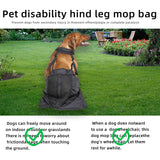 Dog Drag Bag for Paralyzed Rear Legs- Dog Wheelchair Alternative ，Protects Chest and Limbs (Medium)