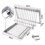 1PC Bird Cages Trap Stainless Steel Pigeon Trap Door Wire Bars Frame Entrance U-Trap for Pigeon Birds House Door (29 * 26 cm)