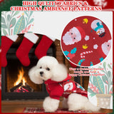 EXPAWLORER Christmas Dog Hoodie,Soft Dog Sweater,Winter Autumn Fleece Sweatshirt with Pattern,Pet Clothes Outfits for Puppy,Cat, Small Medium Large Dogs