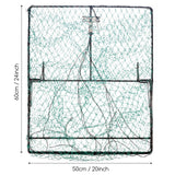 Bird Trap Outdoor Hunting Trap Bird nets Camping Hunting Cage Tools Cage Trap,Sturdy Upgraded Version of The breeding Hunting Animal Traps for Birds Pigeons Chinken Pheasant Duck (24x20 inches)