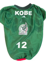 Soccer t-shirts for dogs/Mexican Soccer dog shirts/Soccer dog Jersey/Seleccion Mexicana soccer dog shirt (XL, Personalized)