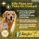 Happy Jack Paracide Flea & Tick Shampoo and Treatment for Dogs & Cats, Flea and Tick Prevention for Pets, 8 oz