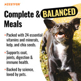 Azestfor Homemade Dog Food Vitamins Pre-Mix Powder – 24 Essential Nutrients – Supplement for Raw, Barf & Grain Free – for All Breeds & Ages – 16oz Veggie Flavored
