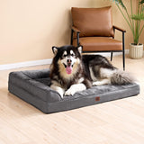 EHEYCIGA Extra Large Dog Bed Othorpedic, Memory Foam XL Dog Bed with Washable Removable Cover, Waterproof Pet Sofa Couch XLarge Size Dogs with Nonskid Bottom, 44x32x6.5, Dark Grey