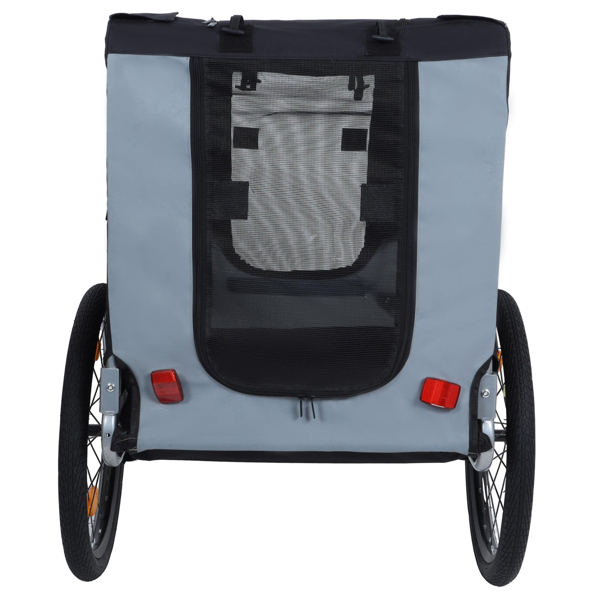 Large Dog Bike Trailer, 88 LB Capacity Pet Cart Bicycle, All-Terrain Pet Carrier, Cargo Carrier, Durable Steel Frame for Travel, Cycling, Outdoor Adventures, Black