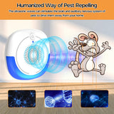 Ultrasonic Pest Repeller, 6 Pack Repeller Indoor Plug Control Pest Repellent Ultrasonic Plug in for Home,Office,Warehouse,Hotel,Repellent Insect, Roach, Mice, Spider, Bug, Rats, Cockroaches,Mosquito
