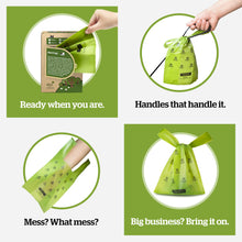 Load image into Gallery viewer, Pogi’s Dog Poop Bags with Handles – Extra-Thick, Leak-Proof, Large, Fresh Scent, 300-Count
