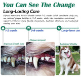 Senior Dog Dental & Supplement Powder - Contains Vitamin E, Glucosamine, Omega-3 and Probiotics - Effectively Removes Tartar Buildup, Supports Your Dog's Dental, Joint, and Digestive Health, 2.82 oz