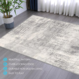 Kuyal Office Chair Mat for Hardwood Floor, 36 x 55 inches Computer Gaming Chair Mats, Low Pile Carpet Desk Chair Mat, Anti-Slip Floor Mats Wood/Tile Protection Mat(36'' x 55'', Modern Gray)
