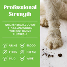 Load image into Gallery viewer, SKOUT'S HONOR Pet Stain and Odor Remover - Powerful Cleaner for Dog Urine, sweat, and other messes, Destroys and Removes Odor and Stain Molecules, Eco-Friendly Formula for Carpets and Home, 35oz
