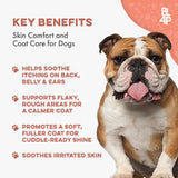 Dog Mange Support and Natural Dog Itching Relief for Canine Coat Issues & Puppy Mange, Soothes Dry Itchy Scaly Skin, Welts & Scabs - Helps Restore Fur Loss (Easy Use 400 Tiny Pills)