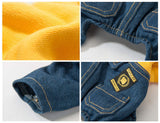 Dog Costume Clothes, Cute Denim Overalls for Small & Medium Pets, Boy & Girl Dogs Coats Jeans T-Shirts Sweatshirts