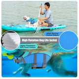 Doglay Shark Dog Life Jacket - Reflective Dog Life Vest for Swimming and Boating with Rescue Handle, Adjustable High Buoyancy Floating Vest for Small Medium Large Dogs