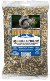 CountryMax Backyard Seeds Squirrel and Friends Wildlife Feed – 20 lb Non-GMO Mix for Squirrels, Deer, Birds, Rabbits, Chipmunks & More – All-Natural Backyard Animal Food