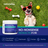 Vetrinex Labs Probiotic - Coprophagia Treatment for Dogs - Stop and Prevent Dog from Eating Poop - No Stool Eating, Deterrent and Prevention - Probiotics Powder for Cats, Dogs & Puppies