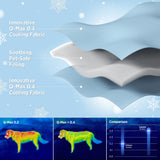 LE SURE Premium Cooling Blanket for Small Dogs Washable - Breathable Pet Throw Blanket with Q-MAX>0.4 for Summer，Soft Cat Cooling Mat, Furniture Protector Couch Sofa，Grey, 25x35