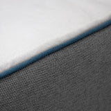 KOPEKS Dog Bed Replacement Cover Memory Foam Beds - Extra Large (Jumbo Size) - Deluxe Grey