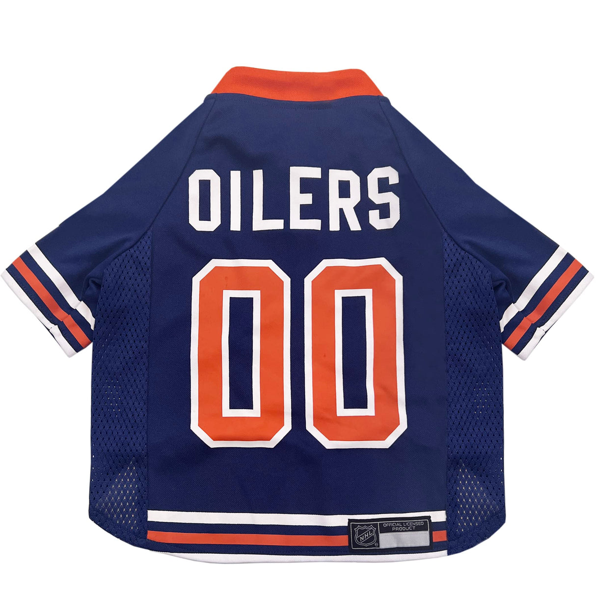 Pets First NHL Hockey Edmonton Oilers Mesh Jersey for Dogs & Cats, Size X-Small, Licensed Dog Jersey with Your Favorite Hockey Team