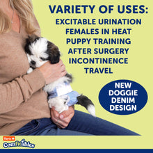 Load image into Gallery viewer, Hartz Disposable Dog Diapers, Size S 36 count, Comfortable &amp; Secure Fit, Easy to Put On
