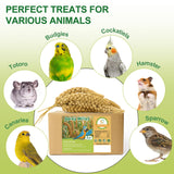 MEILLEURE 2LB Spray Millet Bird Treat for Parakeets, Natural Sun-Dried Birds Millet Spray for Parrots, Finches, Cockatiel, Budgie & Hamster, Bird Food Bulk