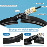 Upgrade 190003 Tension Control Clamp Kit for Pentair Pool&Spa Filter, Pool Filter Tension Clamp Compatible with Pentair FNS Plus Series, Clean&Clear Plus&Quad DE Series Filters Pumps, 23-1/4" Length