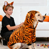 Topbuti Dog Halloween Tiger Costume Pet Funny Cosplay Clothes Dog Hoodies Sweaters Cat Coat Warm Winter Sweaters Outfits for Small Medium (Medium)