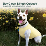 Kuoser 2 Pack Dog Shirts UPF 50+ UV Sun Protection, Lightweight Quick Dry Dog T Shirts for Small Medium Large Dogs, Breathable Pet Vest Dogs Tshirt Pet Clothes for Indoor Outdoor, Purple & Yellow S
