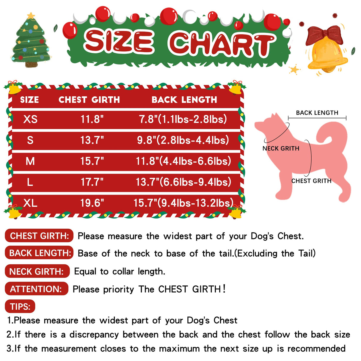 Dog Christmas Costume Funny Dog Christmas Outfit Cute Santa Hoodie for Small Medium Dogs with Reindeer Antler Hood for Cats Dogs Puppy Pets Holiday