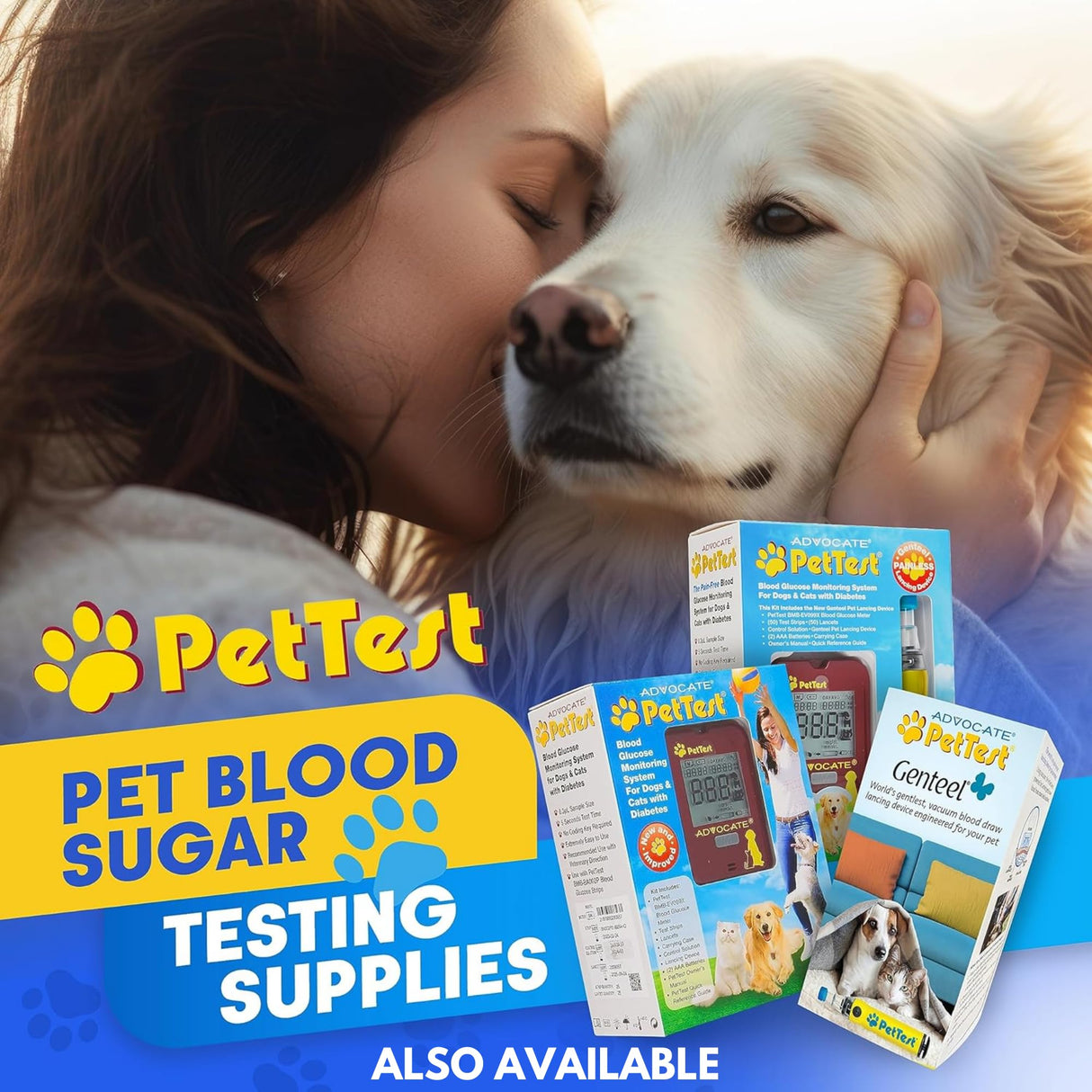 PetTest UTI Test Strips for Dogs & Cats, Detect Urinary Tract Infections in Your Pets from Home with Easy Urine Testing