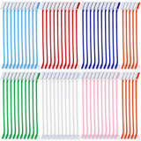 Honeydak Dog Toothbrush Bulk Dual Headed Dental Brushes Dogs Tooth Brushing Kit Long Handle Pet Tooth Brush for Puppy Large Small Cats and Most Pets Teeth Cleaning Dental Supplies(70 Pcs,Colorful)