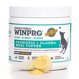WINPRO Dog Probiotic Powder Meal Topper, Spray Dried Plasma with Prebiotics and Probiotics for Digestive Support and Gut Health for Dogs, All Breeds, Ages, and Sizes, 60 Scoops, Made in USA