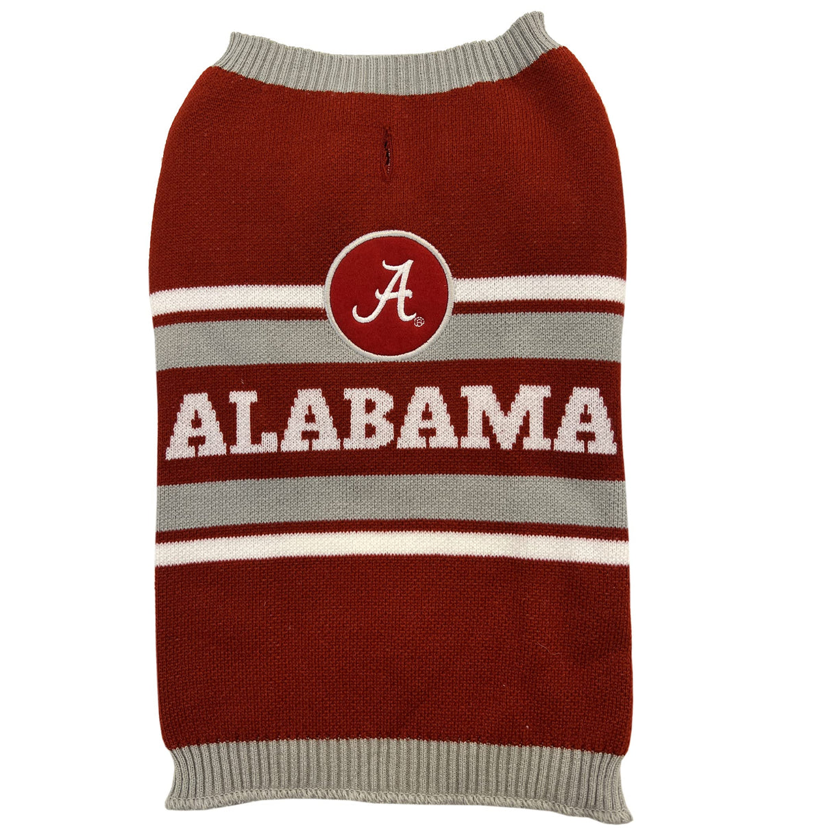 Pets First NCAA Alabama Crimson Tide Dog Sweater, Size Small. Warm and Cozy Knit Pet Sweater with NCAA Team Logo, Best Puppy Sweater for Large and Small Dogs, Team Color (AL-4179-SM)