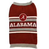 Pets First NCAA Alabama Crimson Tide Dog Sweater, Size Small. Warm and Cozy Knit Pet Sweater with NCAA Team Logo, Best Puppy Sweater for Large and Small Dogs, Team Color (AL-4179-SM)